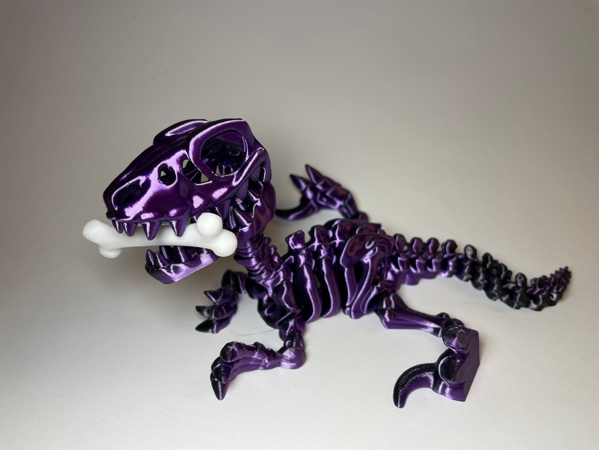 Raptor Skelettfigur als Deko oder Sammlerstück