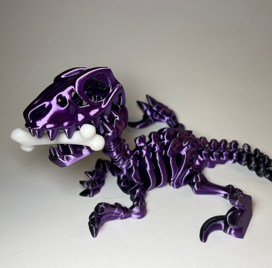 Raptor Skelettfigur als Deko oder Sammlerstück