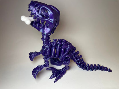 Raptorfigur mit lebendigem Flexi-Design in wechselnden Farben