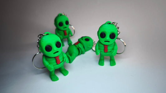 Flexi-Zombie Morti – bewegliche Figur mit großen Augen