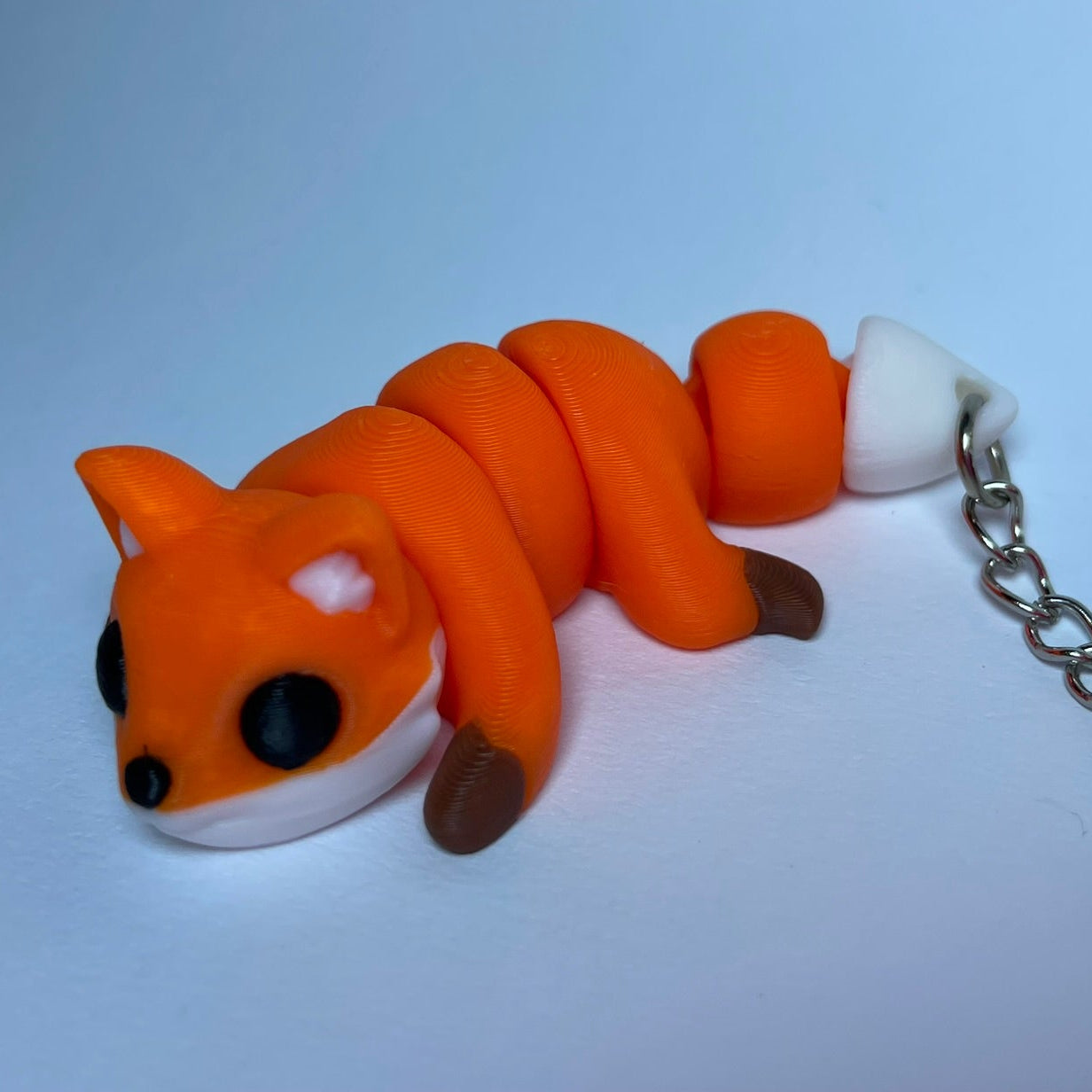 Flexi-Fuchs Schlüsselanhänger aus PLA, 3D-gedruckt von 3DruckAS