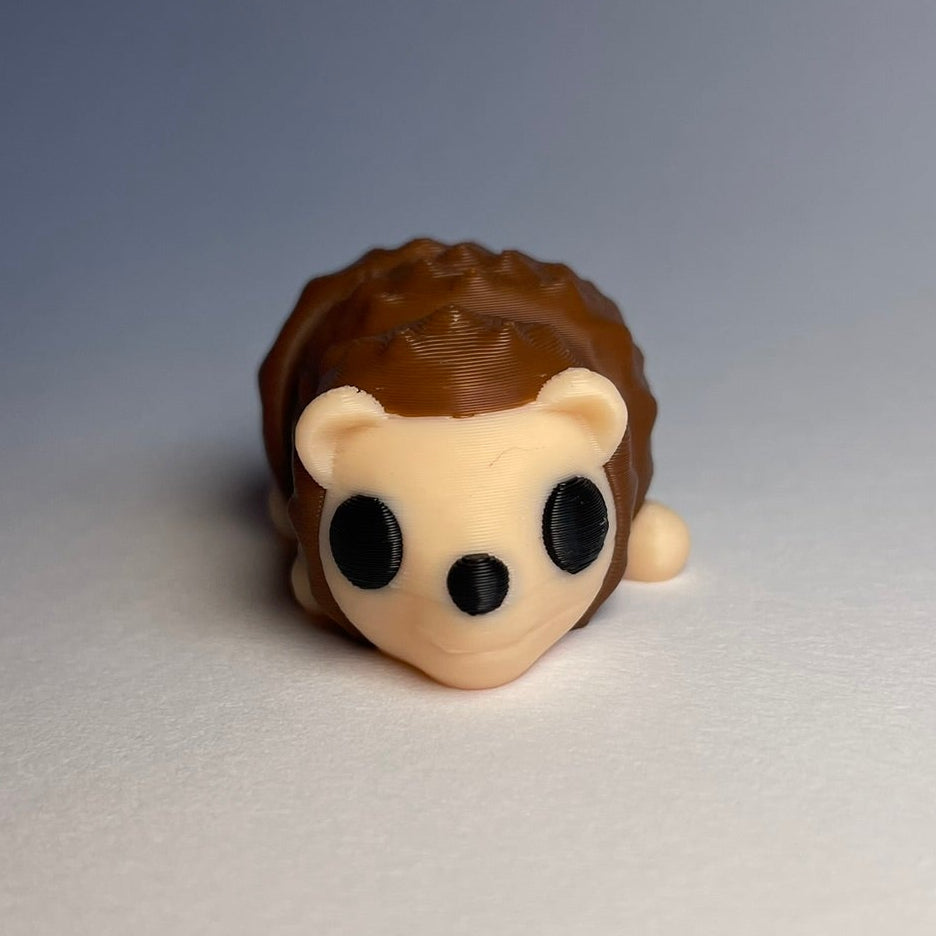 Schlüsselanhänger Henry – beweglicher Igel als Tierfigur im 3D-Druck
