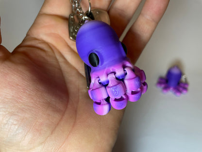 Jally Flexi-Oktopus Figur mit beweglichen Tentakeln und Farbspiel