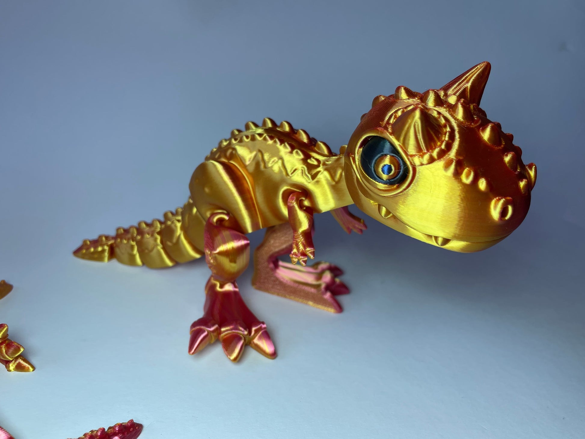 Detailreiche PLA-Figur mit beweglichen Segmenten