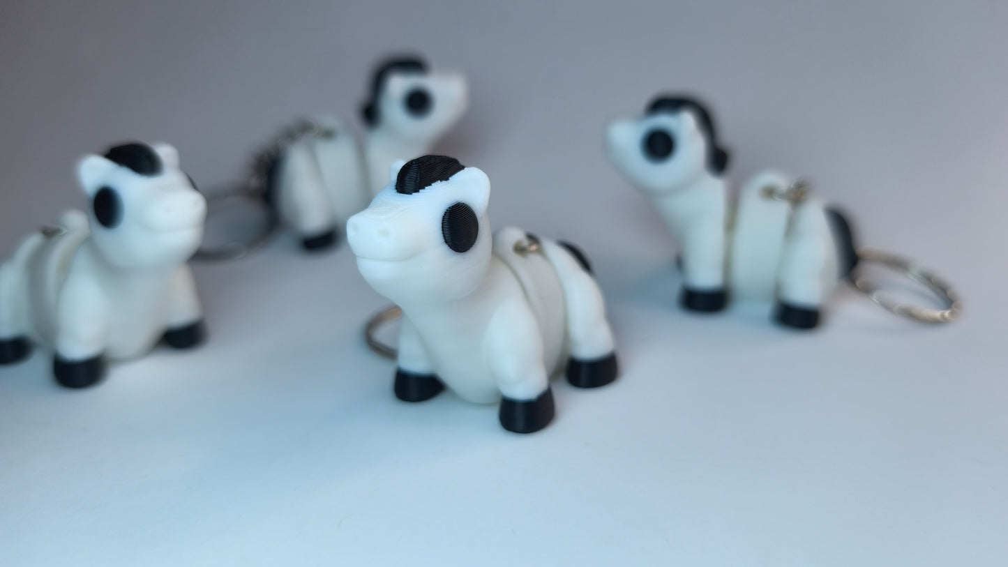 Magnus Pferd Schlüsselanhänger – 3D-Druck Figur als Geschenkidee für Tierfans.