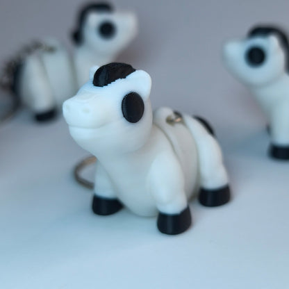 Magnus Pferd Schlüsselanhänger – 3D-Druck Figur als Geschenkidee für Tierfans.