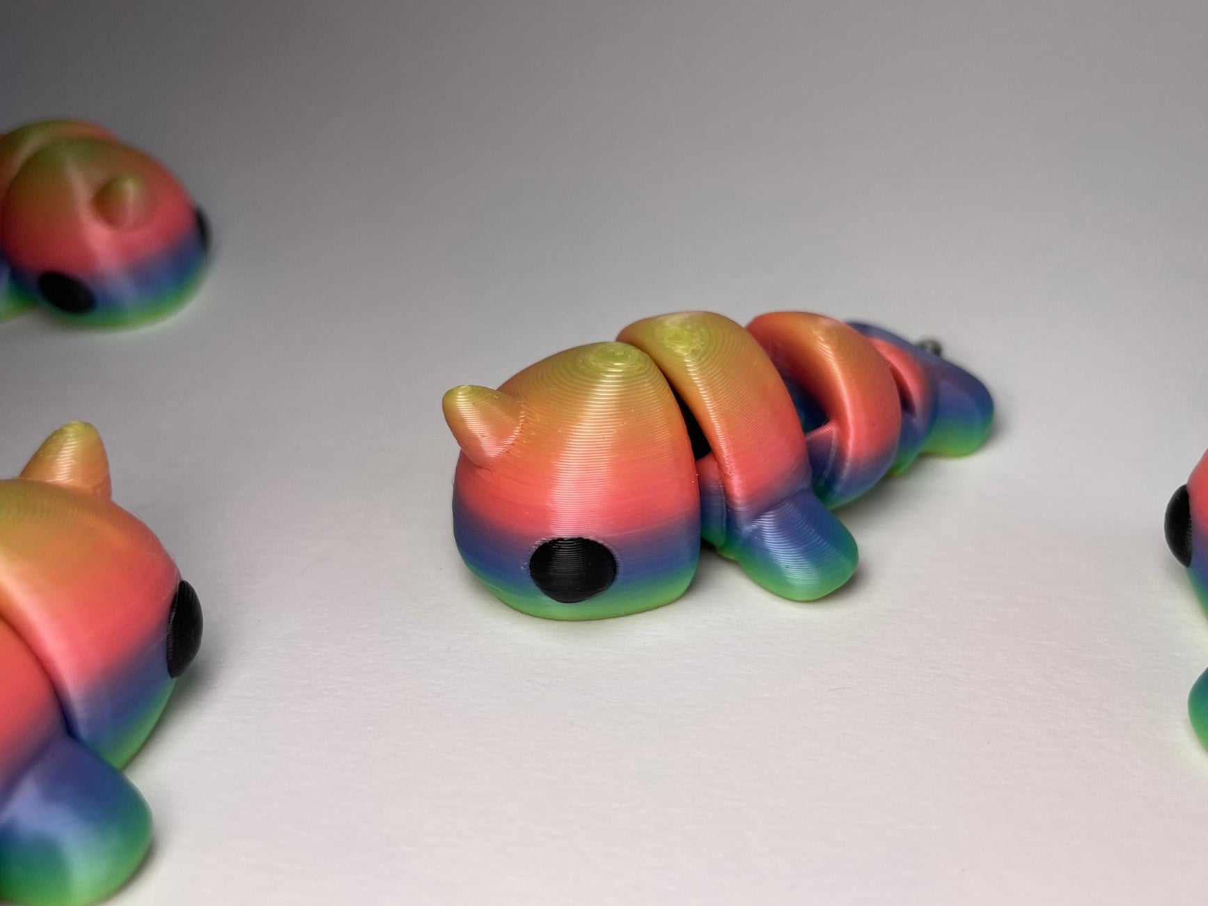 Schlüsselanhänger Meerestier Narwal – 3D-gedruckte Figur für Tierfreunde