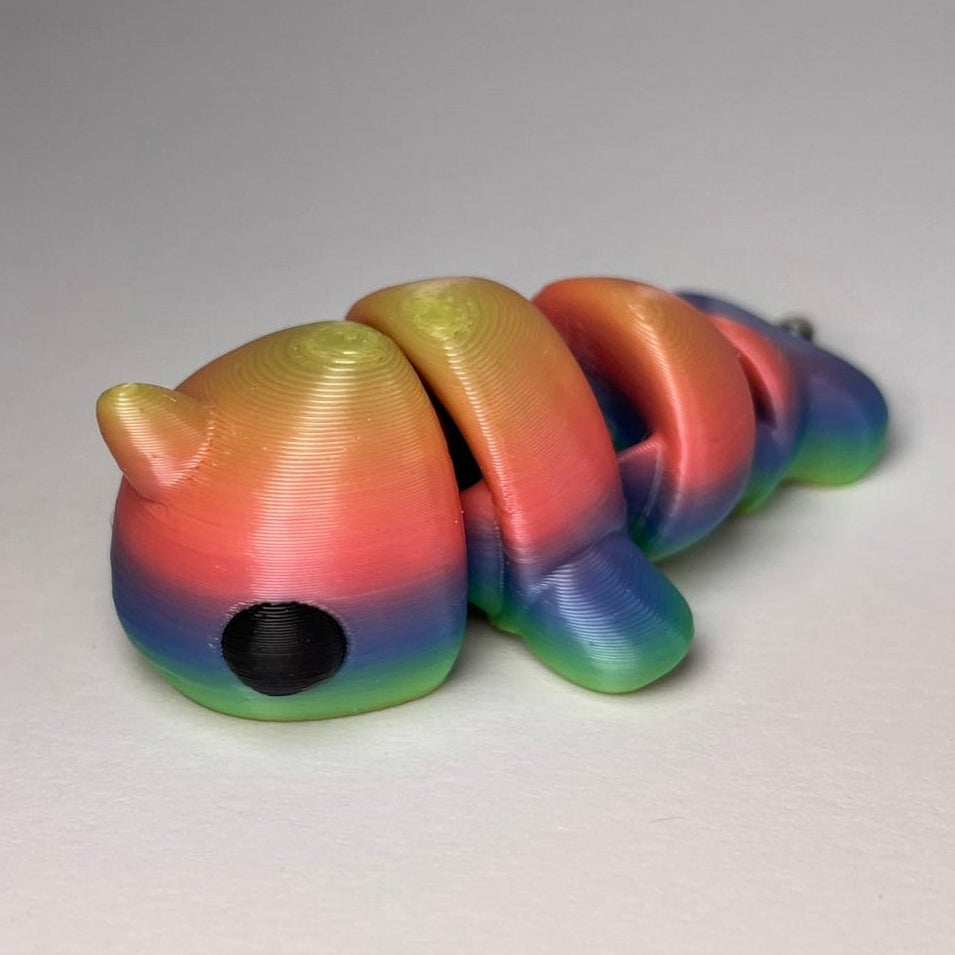 Schlüsselanhänger Meerestier Narwal – 3D-gedruckte Figur für Tierfreunde