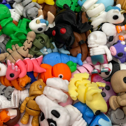 Mini Flexis aus PLA, 3D-gedruckt von 3DruckAS