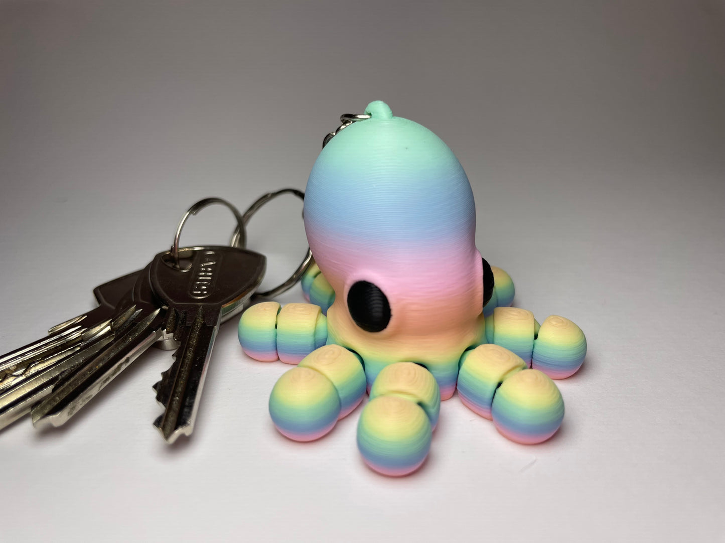 Oksana Oktopus mit beweglichen Tentakeln und Farbverlauf aus PLA