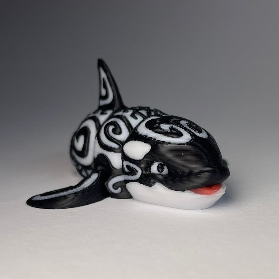 Orca Schlüsselanhänger Orcan – maritime Figur von 3DruckAS