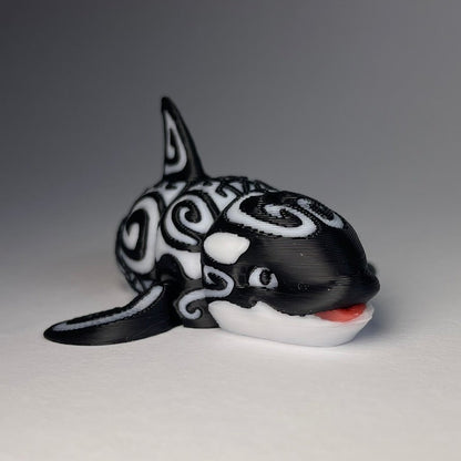 Orca Schlüsselanhänger Orcan – maritime Figur von 3DruckAS
