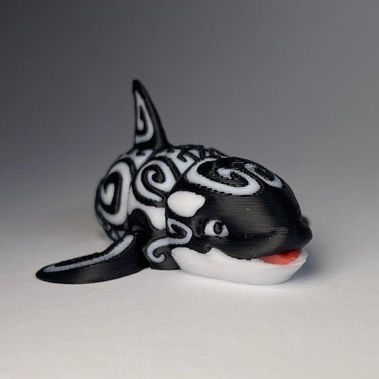 Orca Schlüsselanhänger Orcan – maritime Figur von 3DruckAS