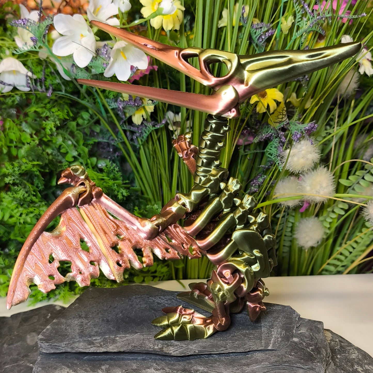 3D-gedrucktes Pteranodon Skelett als Dekofigur
• Detailreiches Flugsaurier Skelett mit segmentierten Flügeln