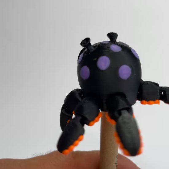Flexi Alien Squid Spinner aus PLA, 3D-gedruckt von 3DruckAS