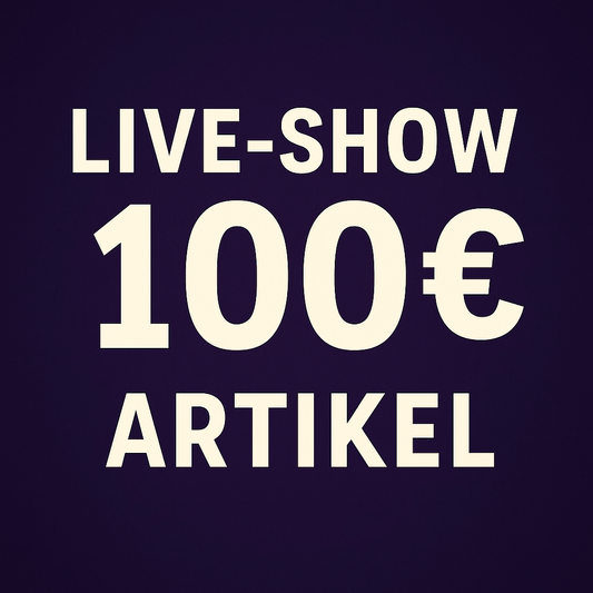 🛒 100€-Artikel – Live-Sale bei TikTok  Artikel-Nr.: 3DAS-2599-100