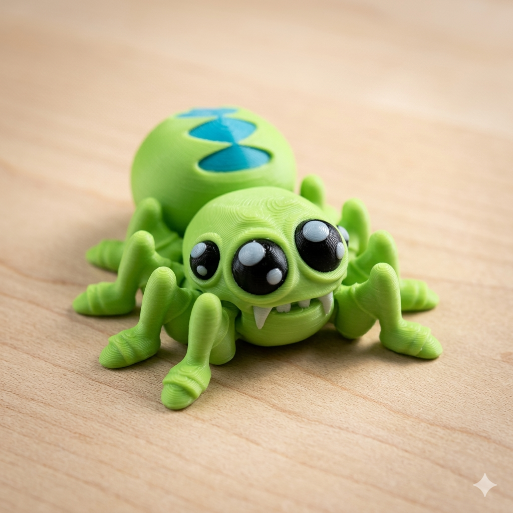 Flexi-Spinne Figur XL – Spidiii | 3DruckAS