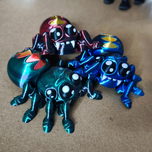 Spidiii XL (9cm) – flexible Spinne | Spider | PLA 3D-Druck