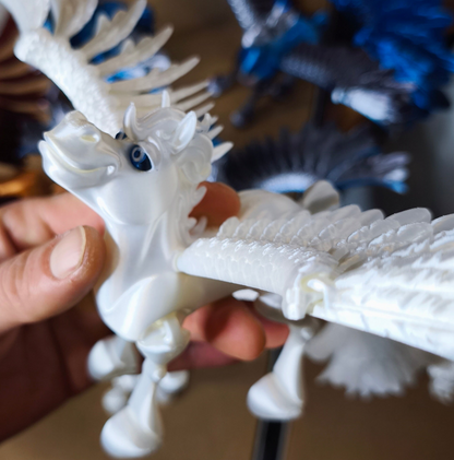 Pegasus | Fliegendes Pferd 🐎 | Schwarz, Gold/Silber, Kupfer/Messing | 3D-Druck