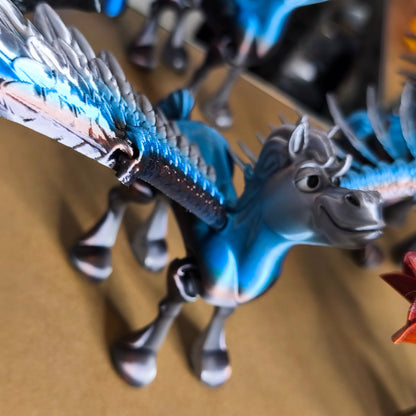 Pegasus | Fliegendes Pferd 🐎 | Schwarz, Gold/Silber, Kupfer/Messing | 3D-Druck