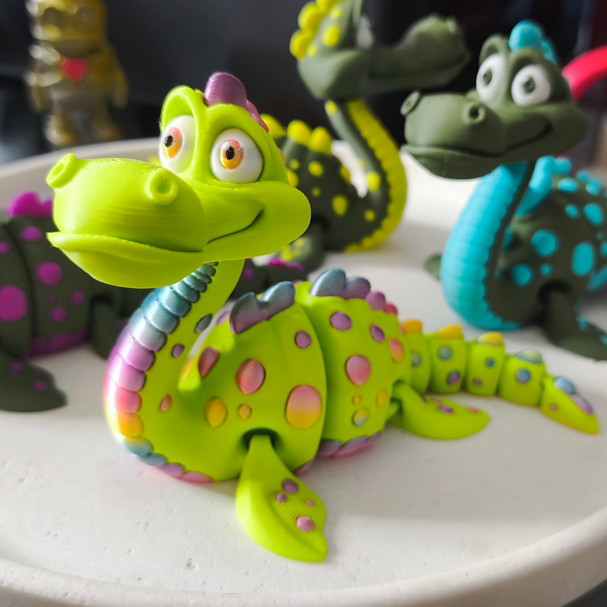 Flexi-Loch-Ness Figur – Günter | 3DruckAS