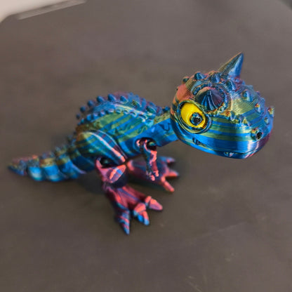 Flexi-Carnotaurus Dino Figur – Little | 3DruckAS