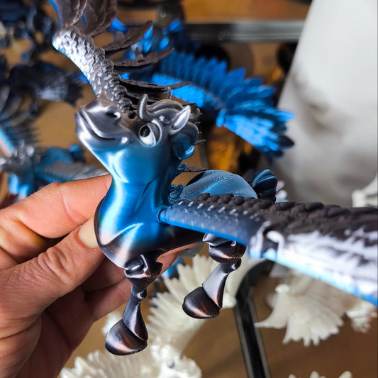 Pegasus Flexi-Figur – Fliegendes Pferd | 3DruckAS