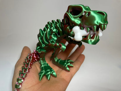 3D-gedruckter T-Rex – Dinosaurier mit flexibler Skelettstruktur