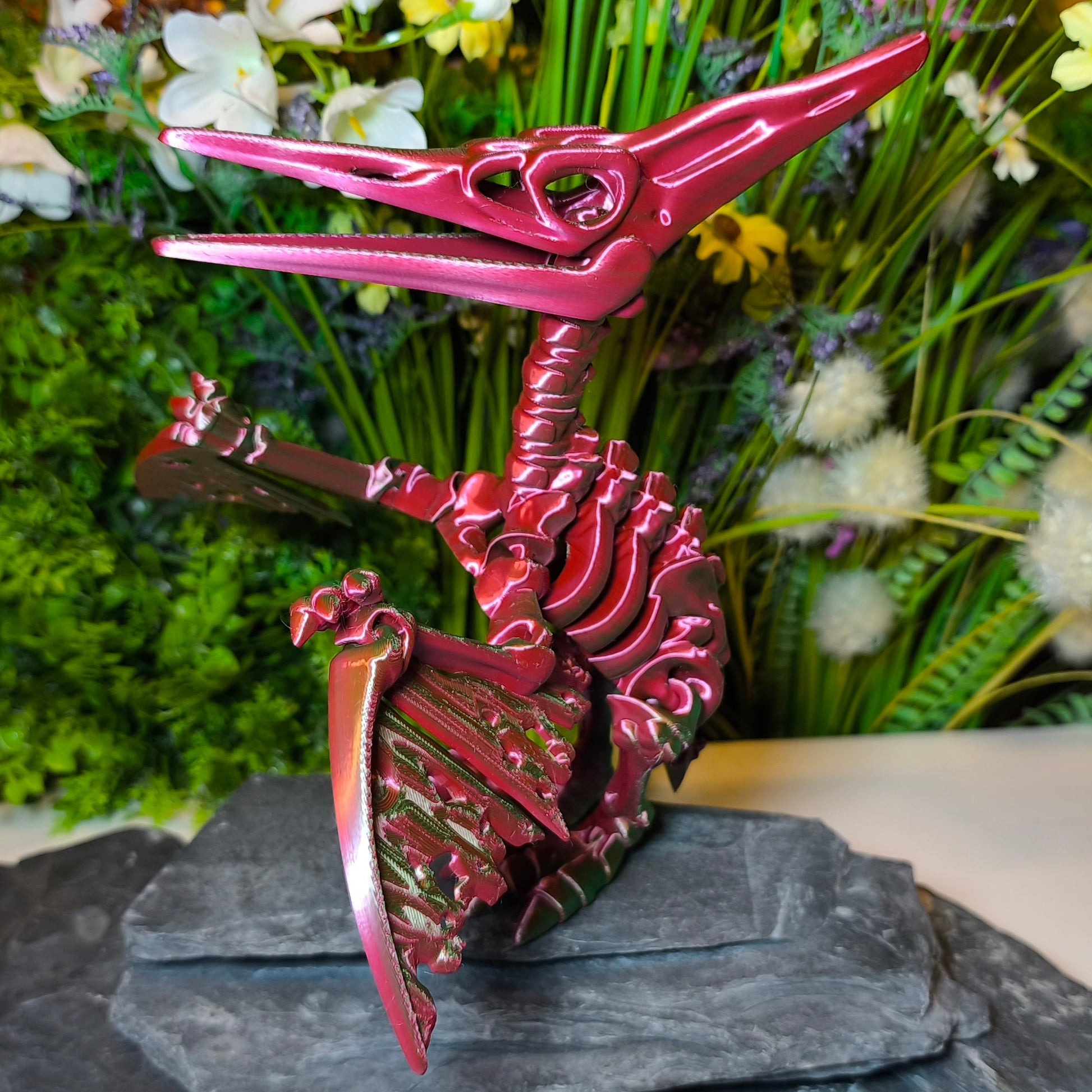 3D-gedrucktes Pteranodon Skelett als Dekofigur