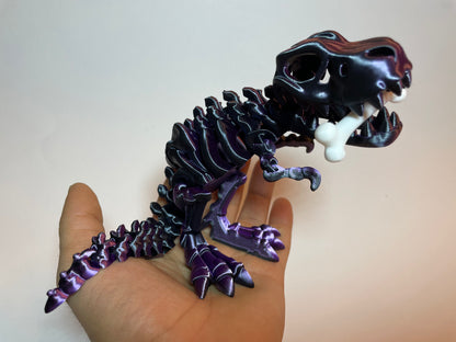 3D-Druck Dinosaurierfigur T-Rex im Silk Dual-Color Look